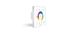 EX8S  RF 2.4GHz + DMX 512 RGBW Controller Touch Panel Four Zone